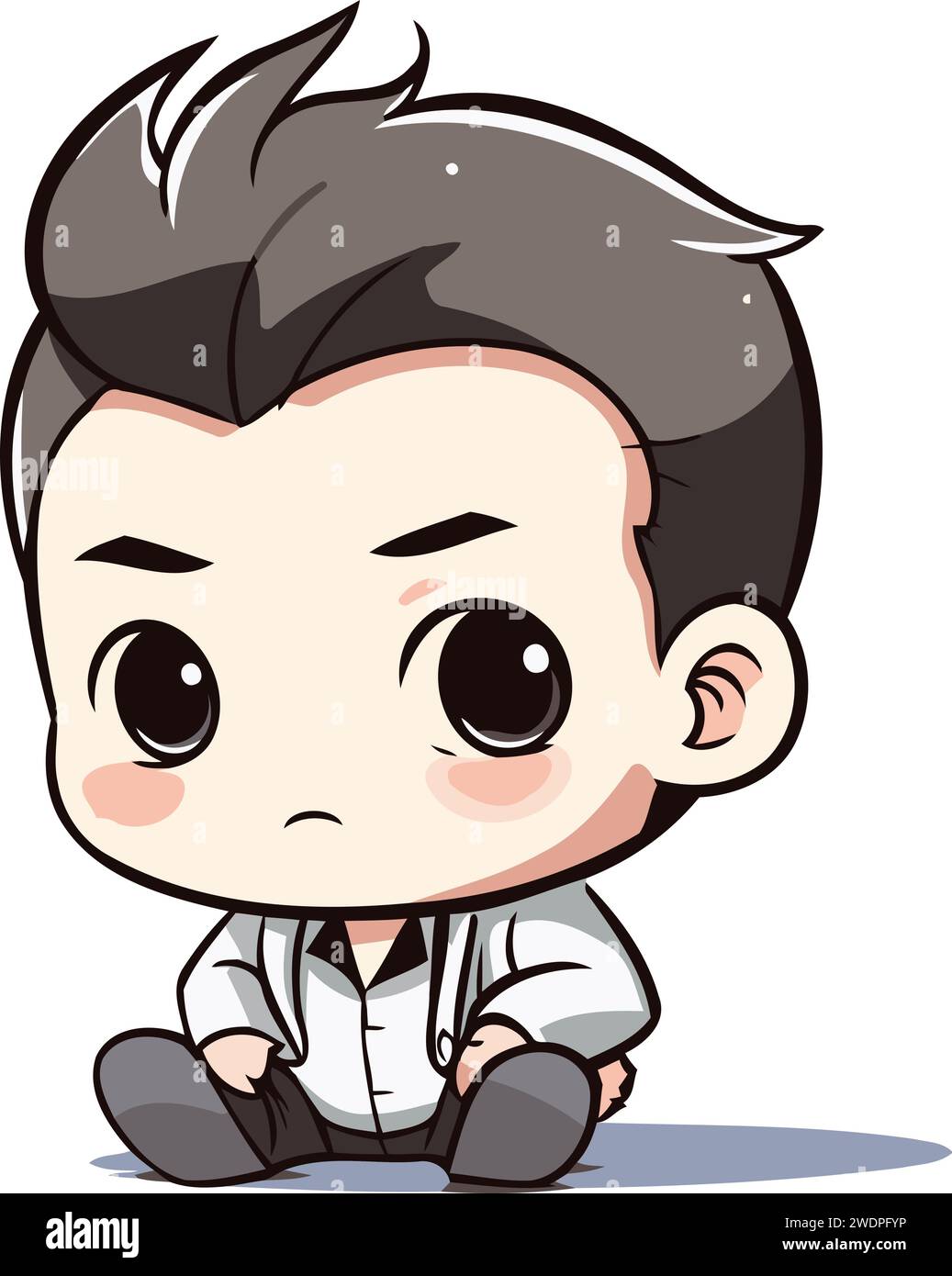 cute-little-boy-in-pajamas-vector-cartoon-illustration-stock-vector