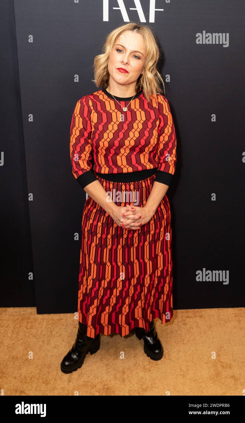 New York, USA. 21st Jan, 2024. Alice Bell attends Amazon Prime MGM ...