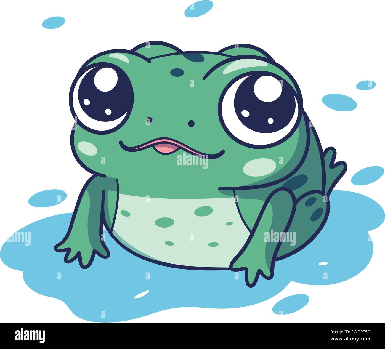 Frog line art hi-res stock photography and images - Page 16 - Alamy