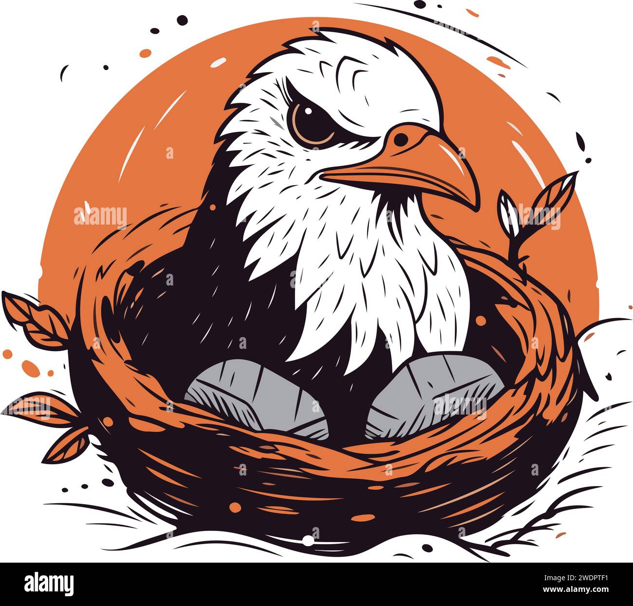 Eagle nest Stock Vector Images - Alamy