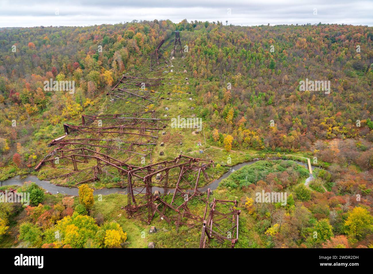 The Kinzua Bridge State Park in Pennsylvania Stock Photo Alamy