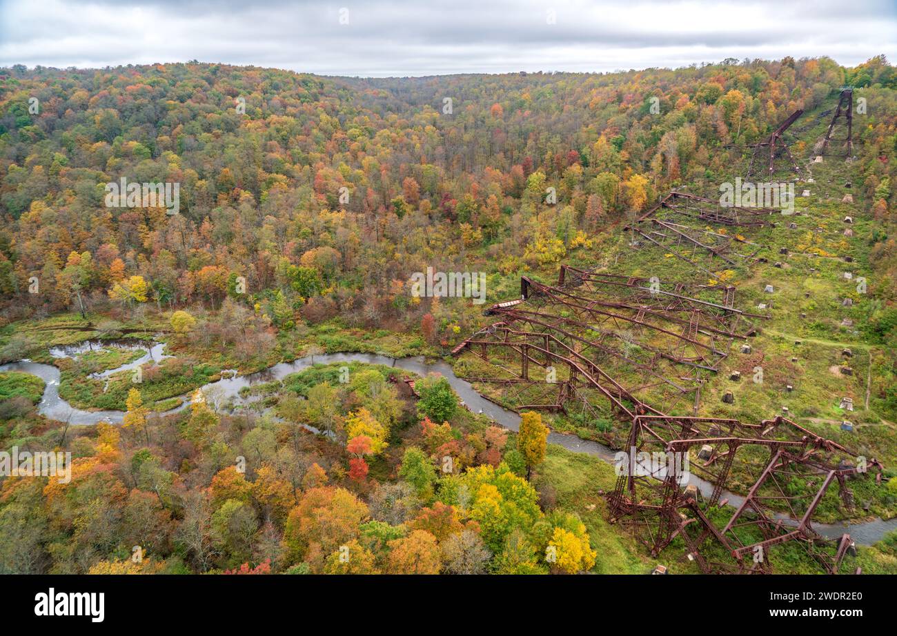 The Kinzua Bridge State Park in Pennsylvania Stock Photo Alamy