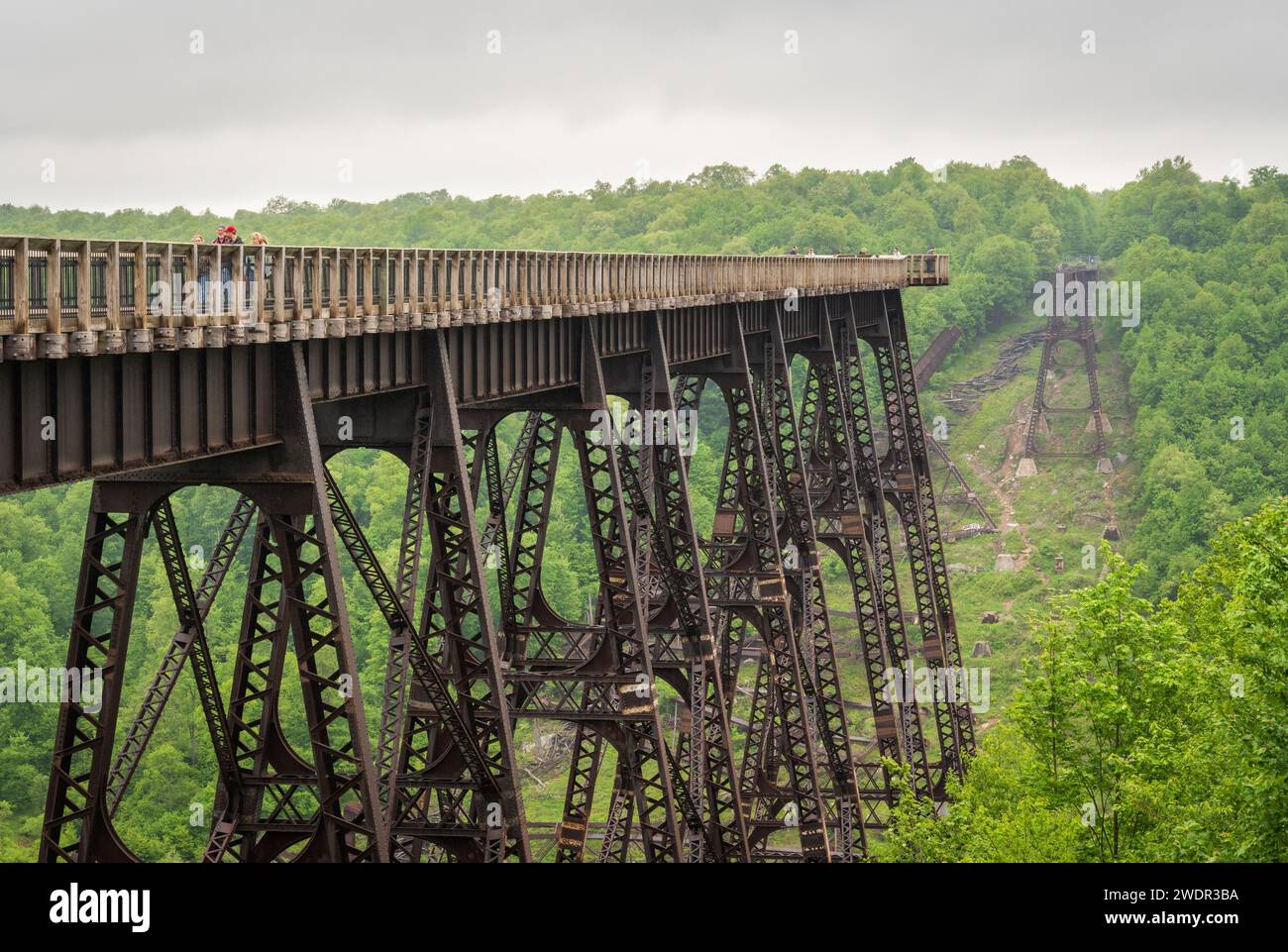 The Kinzua Bridge State Park in Pennsylvania Stock Photo Alamy