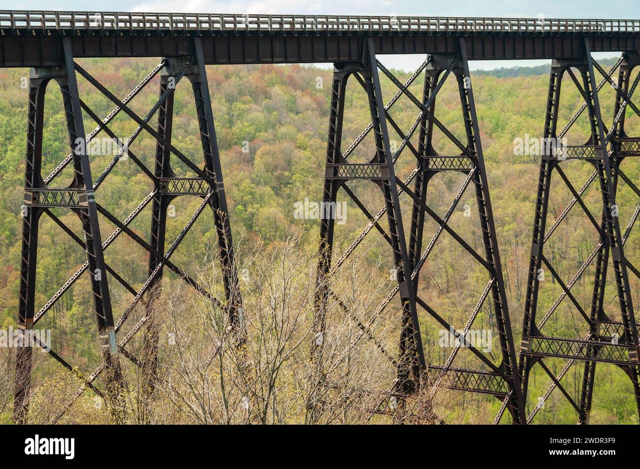 The Kinzua Bridge State Park in Pennsylvania Stock Photo Alamy
