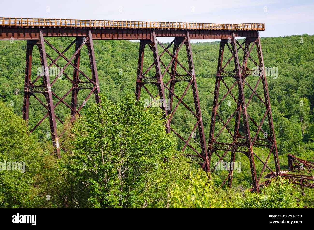 The Kinzua Bridge State Park in Pennsylvania Stock Photo Alamy