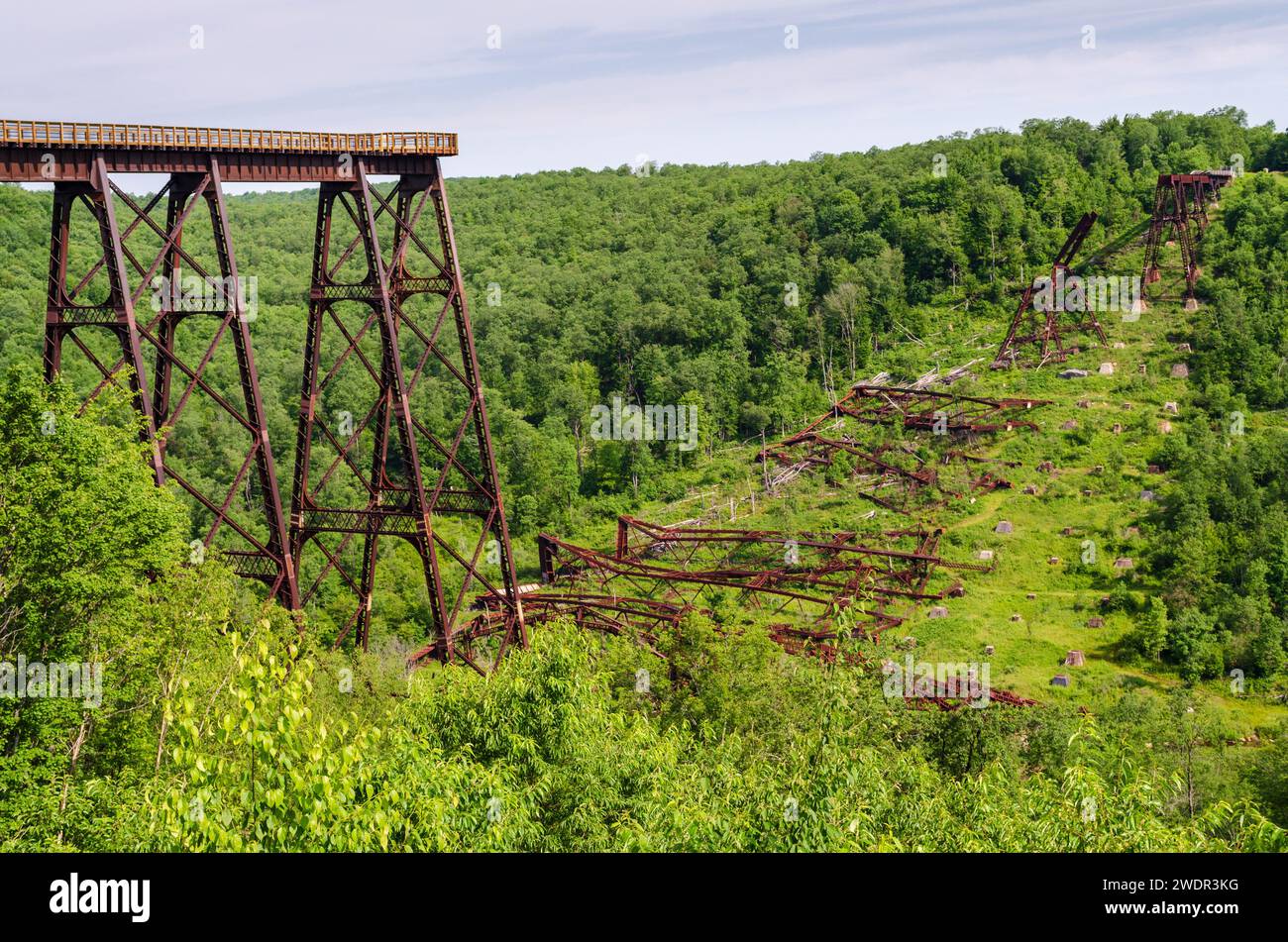The Kinzua Bridge State Park in Pennsylvania Stock Photo Alamy