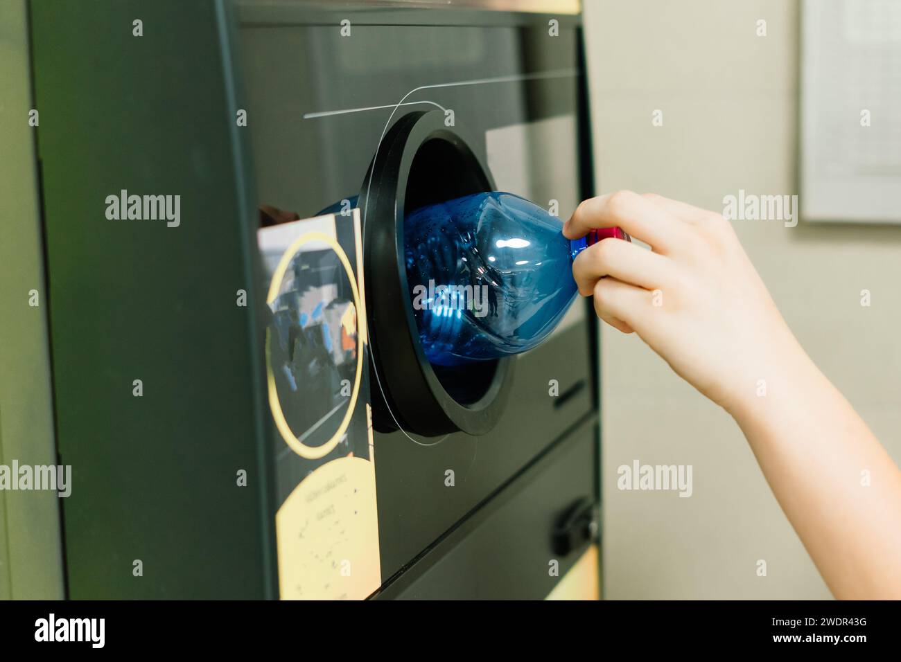 Bottle deposit recyclable bottle in a store Europe Stock Photo Alamy