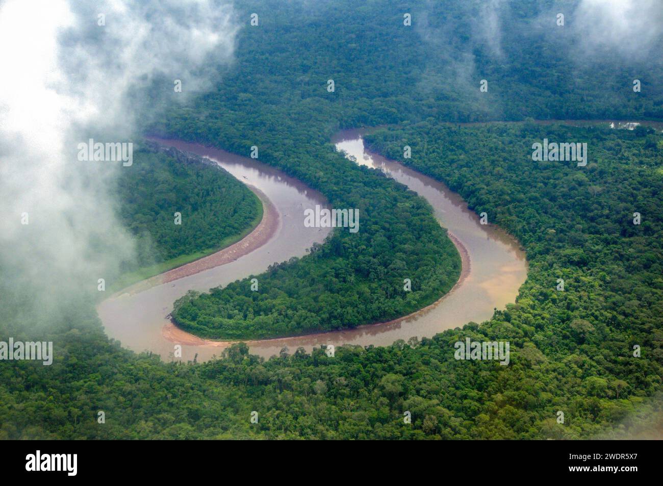 Ecuador, Amazon, Coca, Napo river, Stock Photo