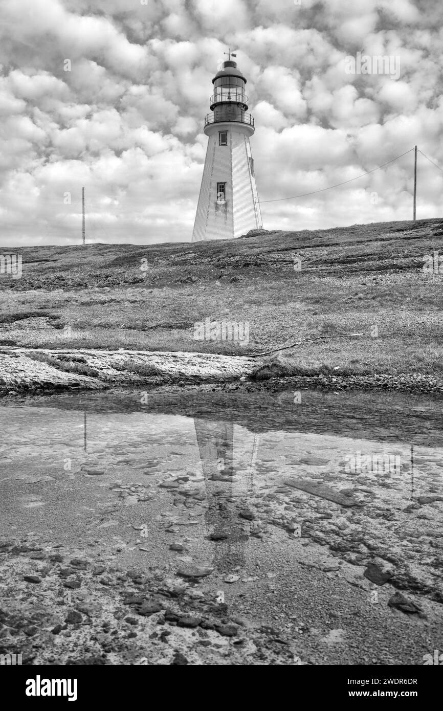 Canada, Maritimes, Newfoundland, Port au Choix, Point Riche Lighthouse Stock Photo