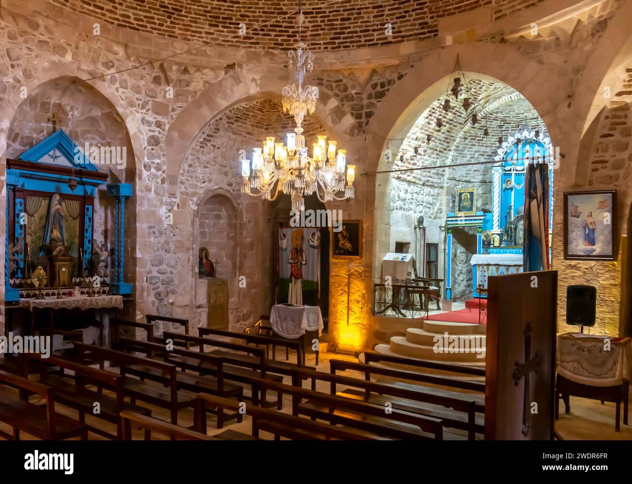 Saint Hirmiz Chaldean Church, Mardin Turkey Stock Photo