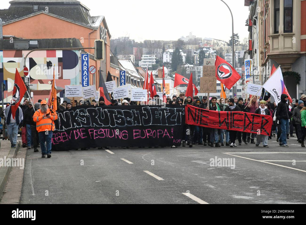 Die Kundgebung und Demo gegen die AfD am Sonntag 21.01.2024 in ...