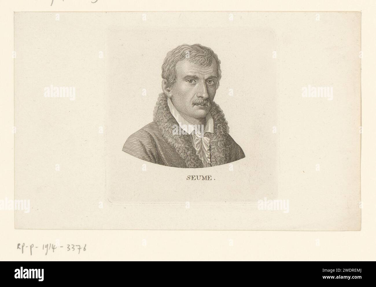 Portrait of Johann Gottfried Seum, Ernst Ludwig Riepenhausen, 1775