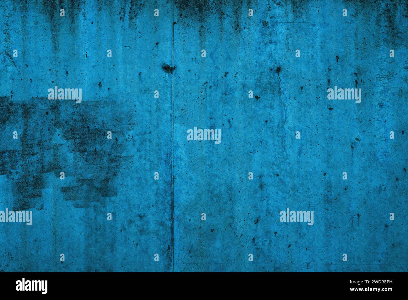 Blue concrete surface as grunge background and texture Stock Photo