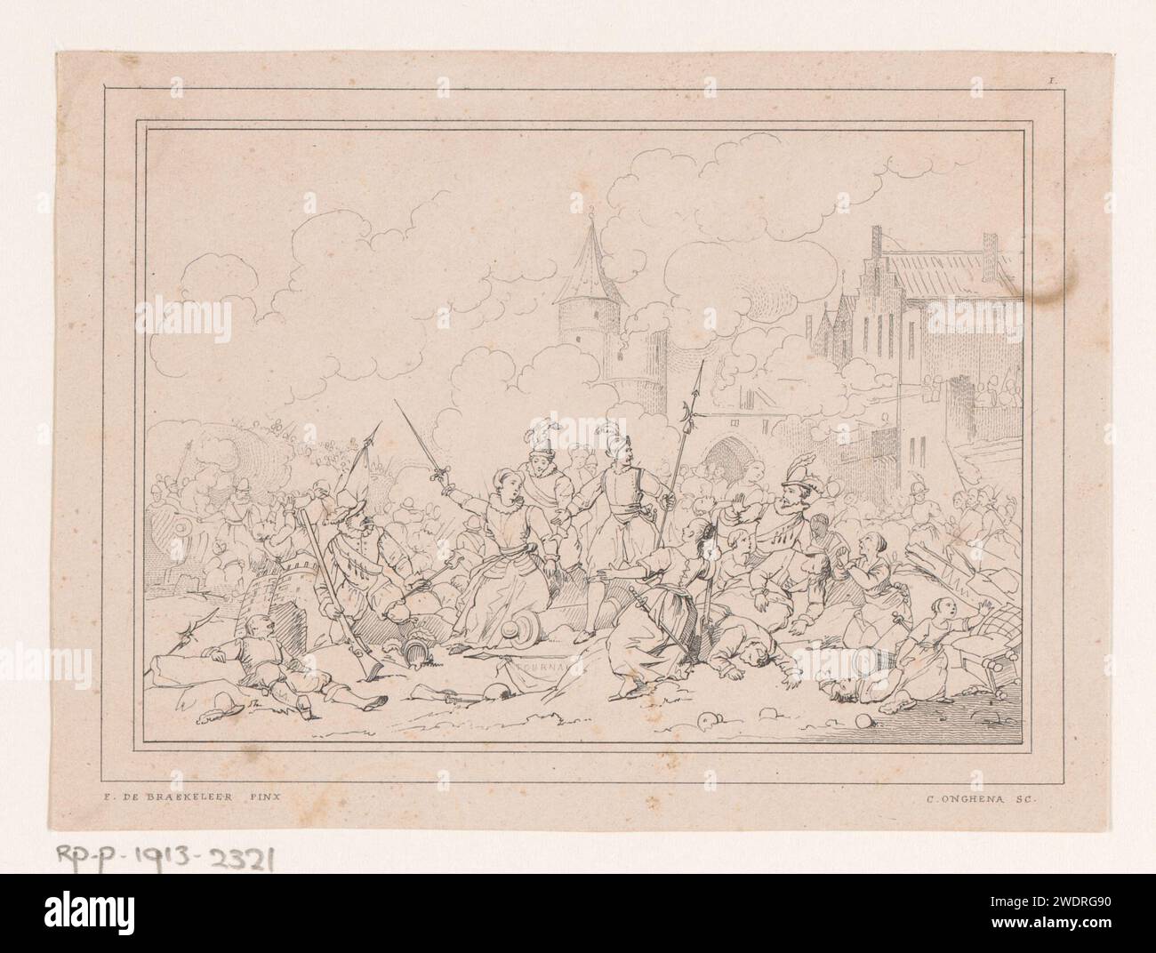 Defense Of Tournai By Christina Van Lalaing Charles Onkhena After defense-of-tournai-by-christina-van-lalaing-charles-onkhena-after