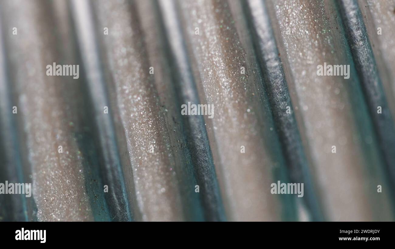 Glitter fluid drip paint spill silver blue stripes Stock Photo Alamy