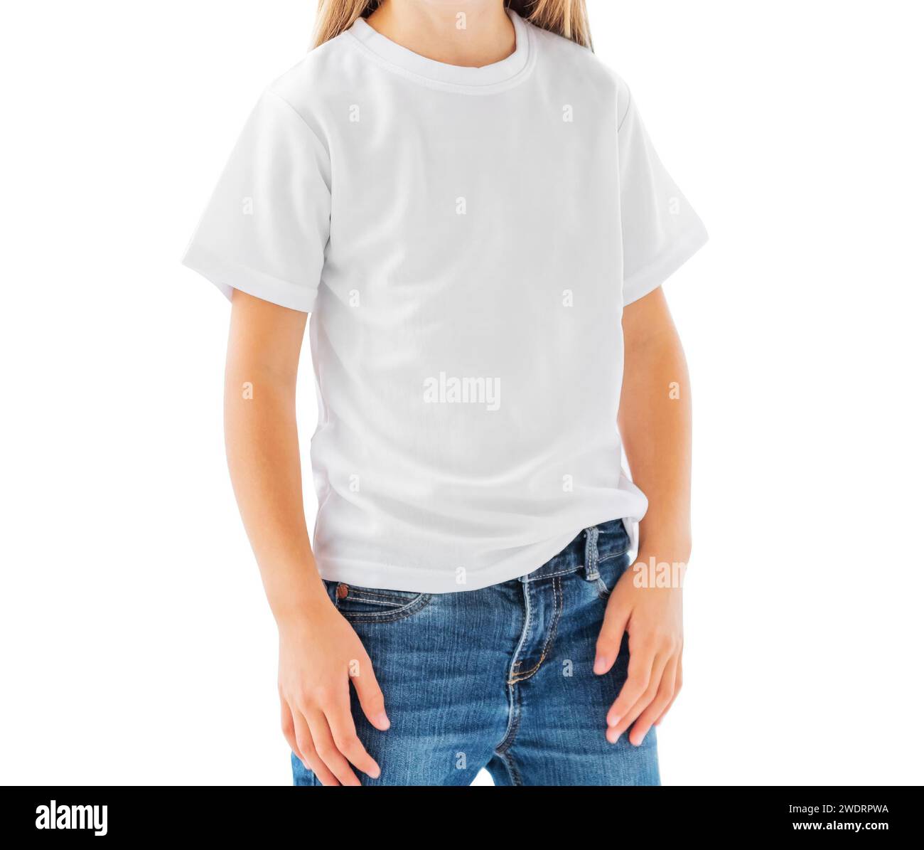 Cute preteen girl in t shirt hi-res stock photography and images - Alamy