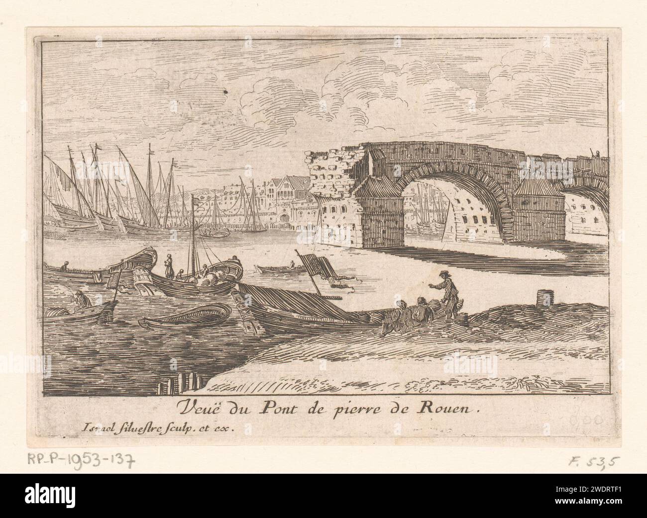 Viaduct Rouen 1691 boat hi-res stock photography and images - Alamy