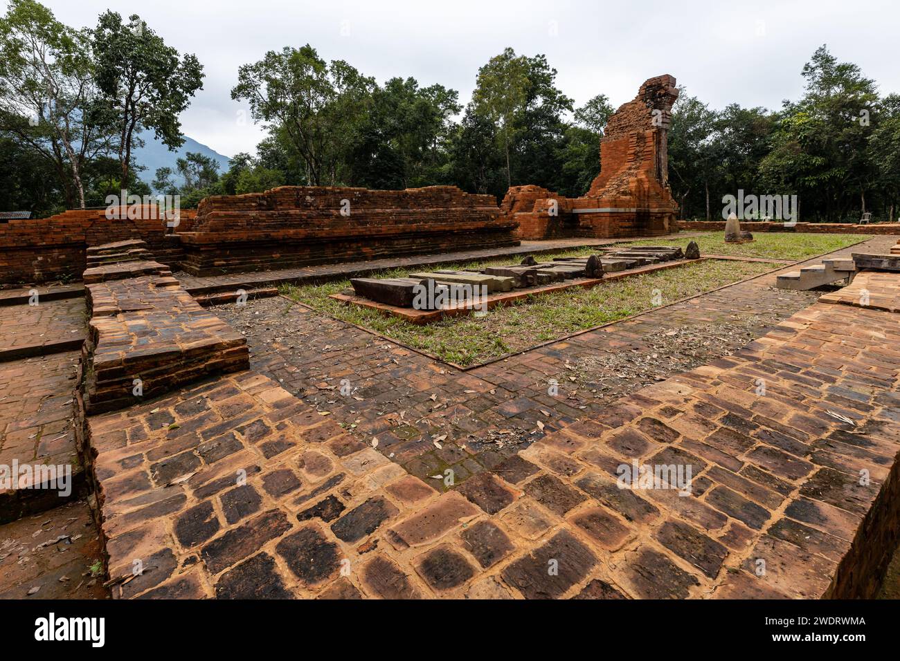 The My Son temple ruins in Vietnam Stock Photo - Alamy