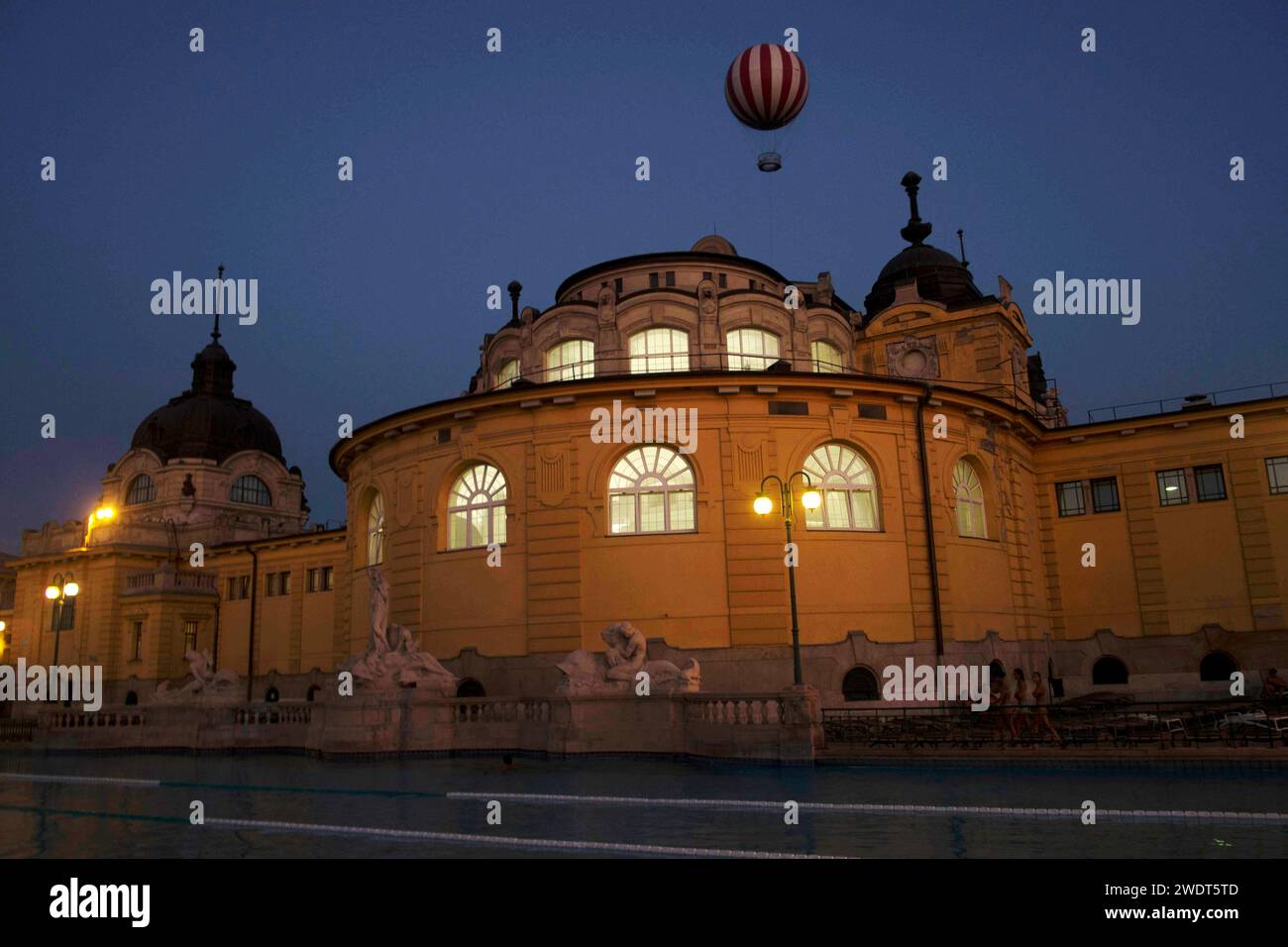 Thermal Baths, Budapest, Hungary, Europe Stock Photo