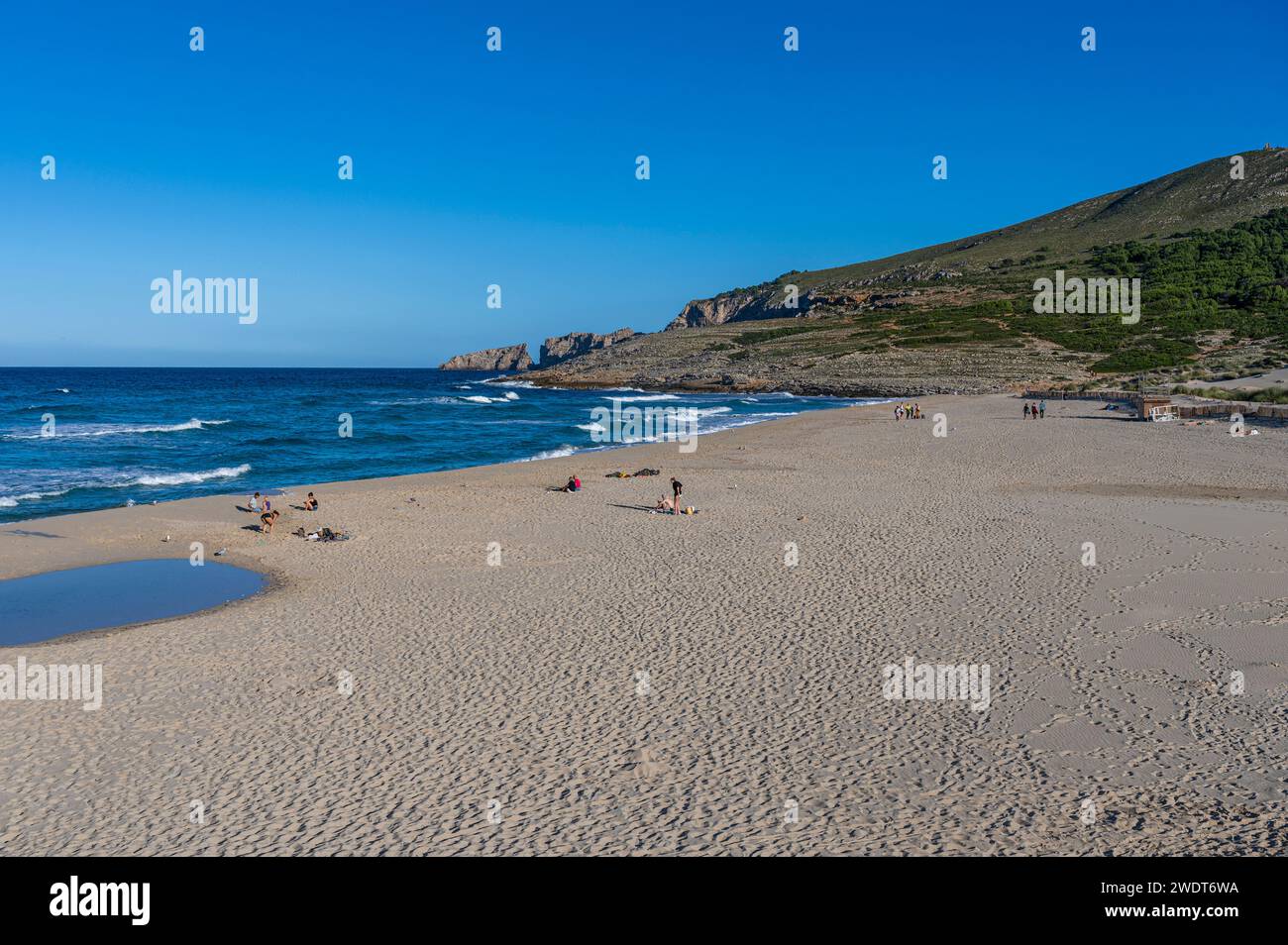 Cala Mesquida beach, Mallorca, Balearic islands, Spain, Mediterranean, Europe Stock Photo