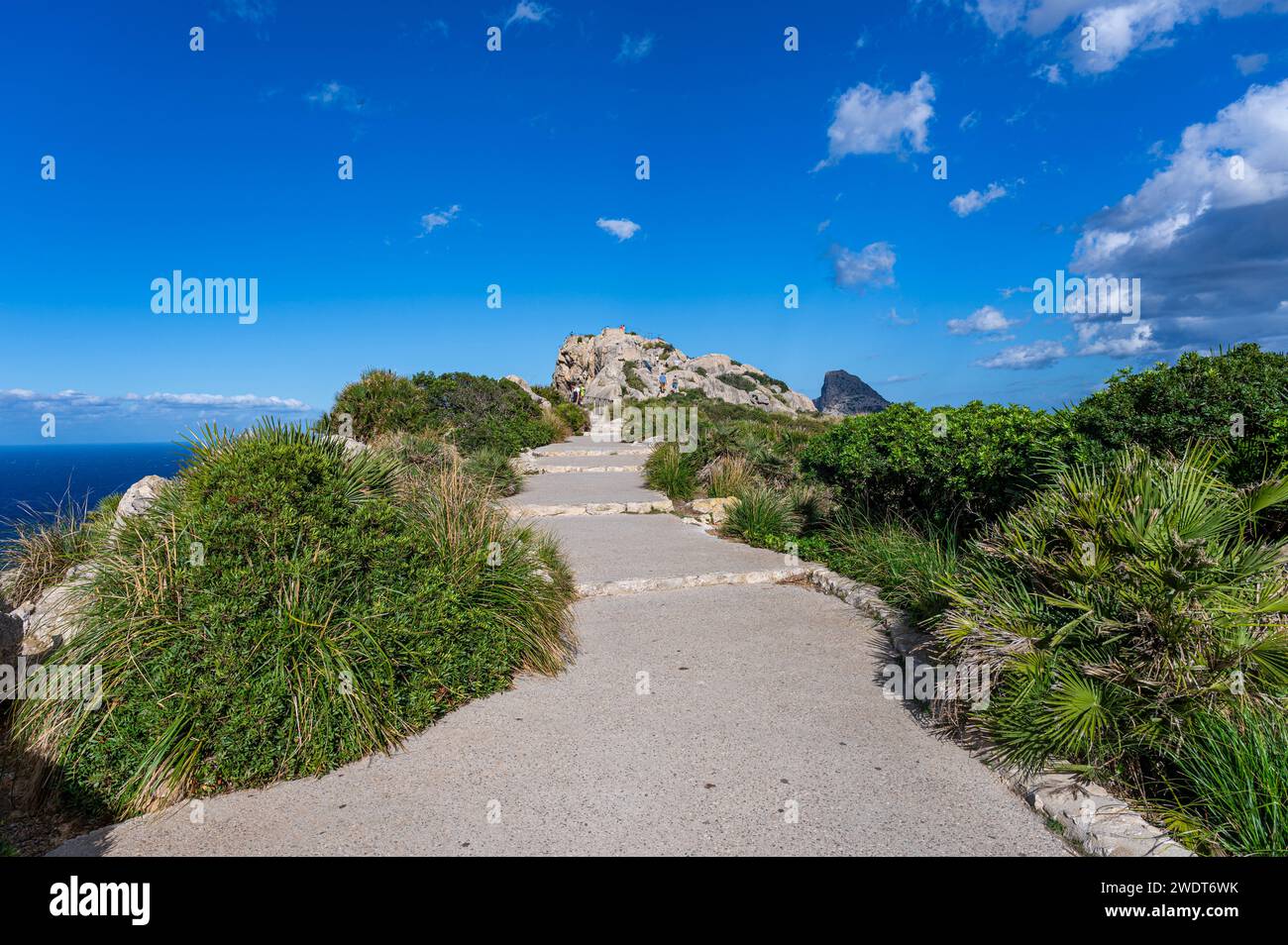 Formentor peninsula, Mallorca, Balearic islands, Spain, Mediterranean, Europe Stock Photo