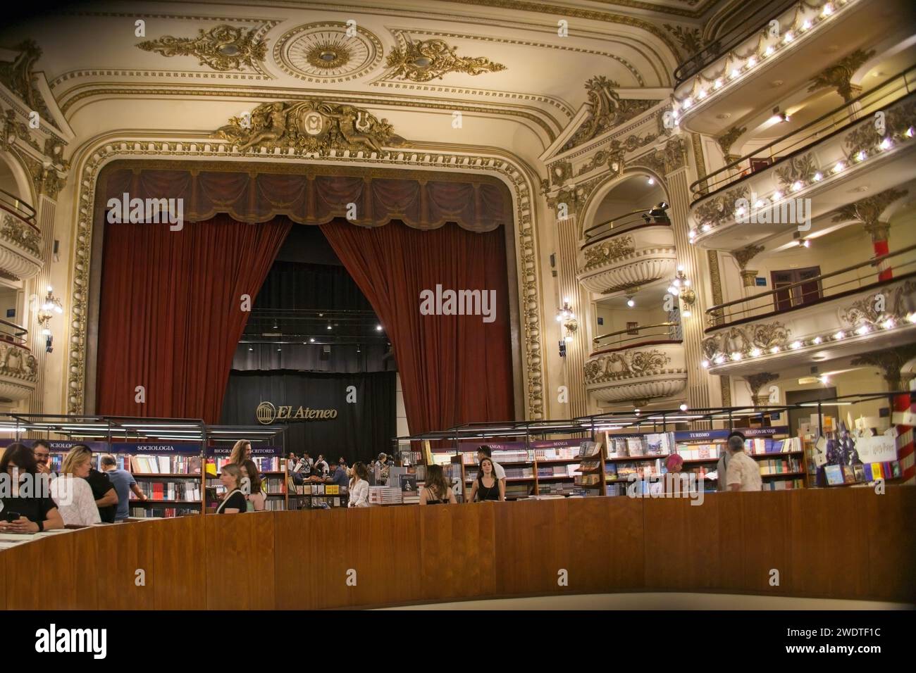 Buenos Aires Argentina El Ateneo Grand Splendid Is A Bookshop In