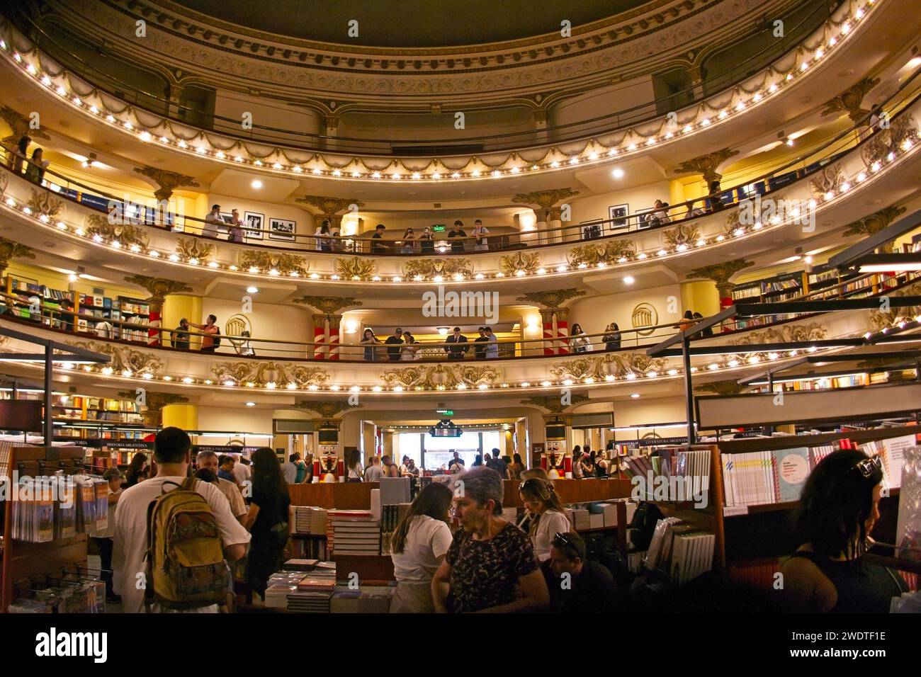 Buenos Aires Argentina El Ateneo Grand Splendid Is A Bookshop In