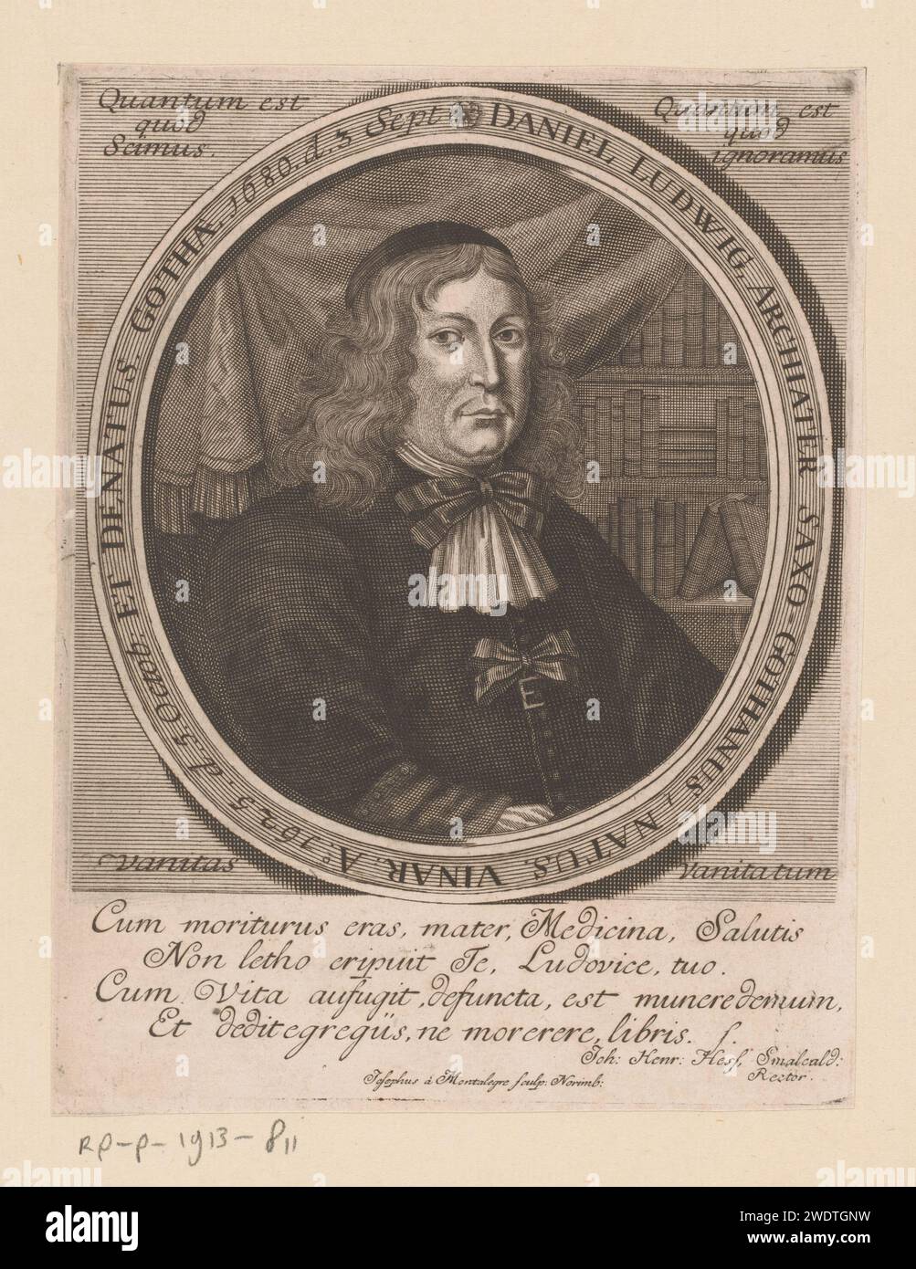 Portret Van Daniel Ludwig Archiater, Joseph de Montalegre, 1680 - 1799 ...