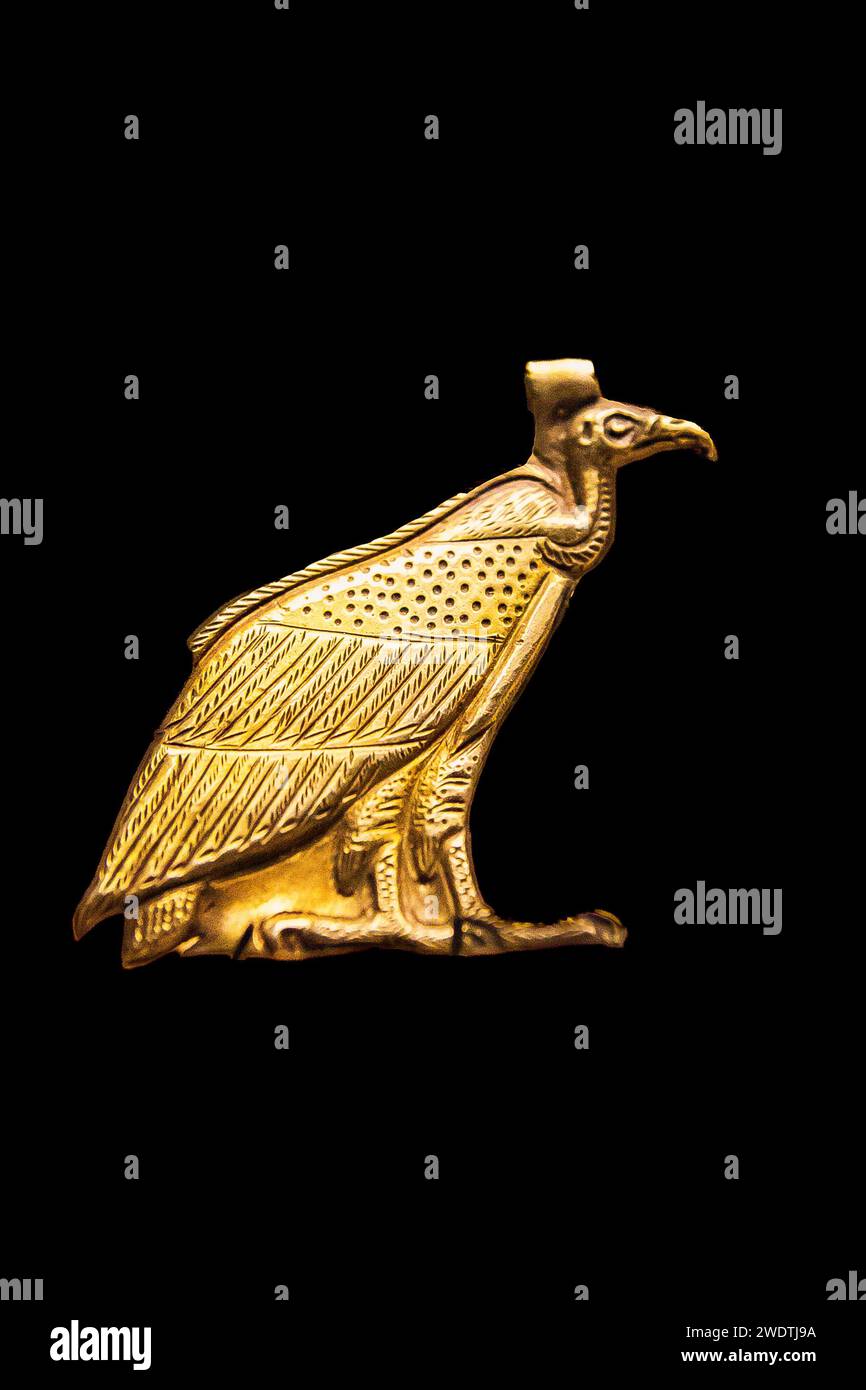 Egypt, Saqqara, Serapeum, amulet in the form of a vulture. Stock Photo