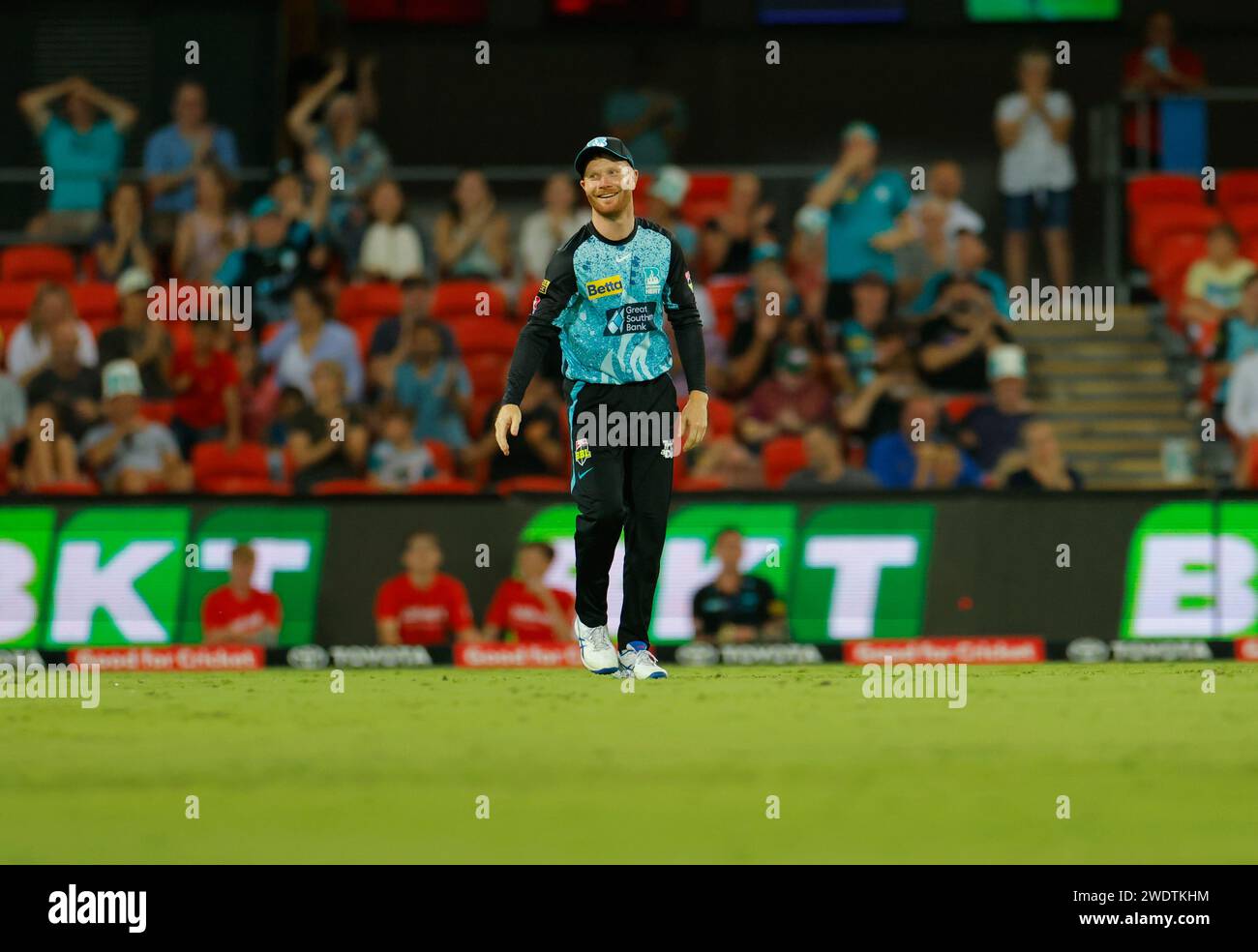 Gold Coast, Australia. 22nd Jan 2024. Harry Nielsen (Adelaide) Caught ...