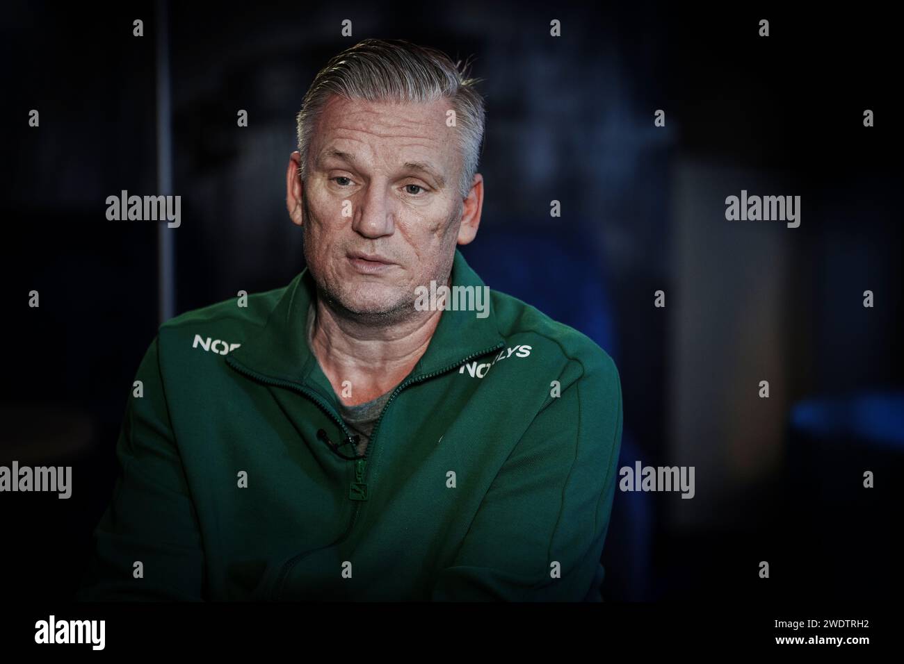 Hamburg, Germany. 22nd Jan, 2024. Danish coach Nikolaj Jacobsen during