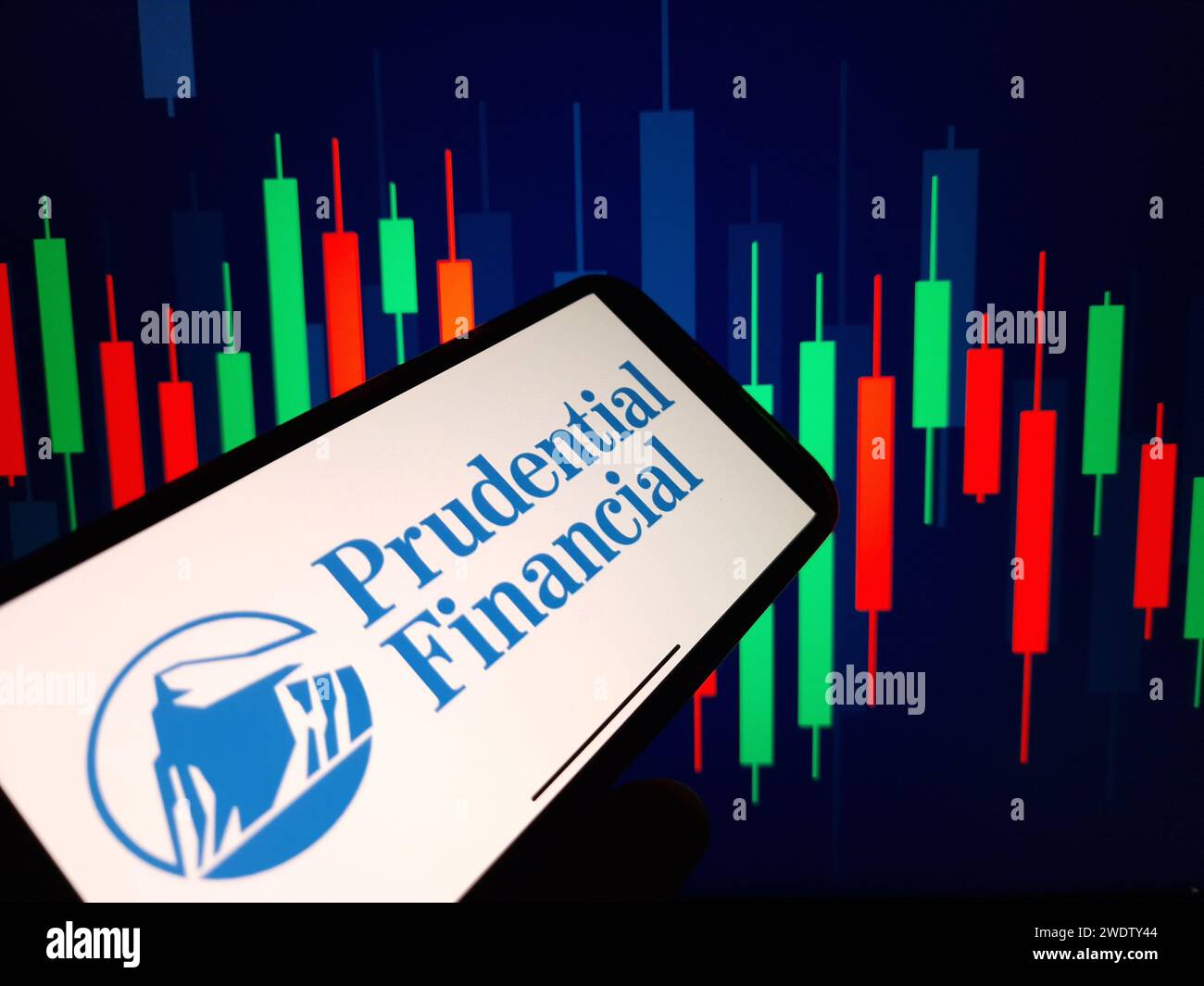 Konskie, Poland January 21, 2024 Prudential Financial company logo