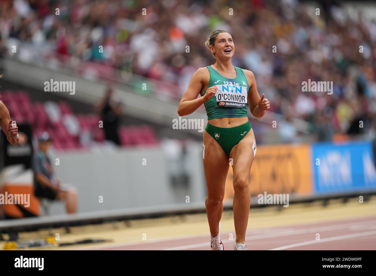 Kate O'CONNOR participating in the heptathlon at the World Athletics ...