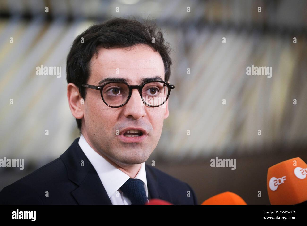 Brussels, Belgium. 22nd Jan, 2024. Nicolas Landemard/Le Pictorium