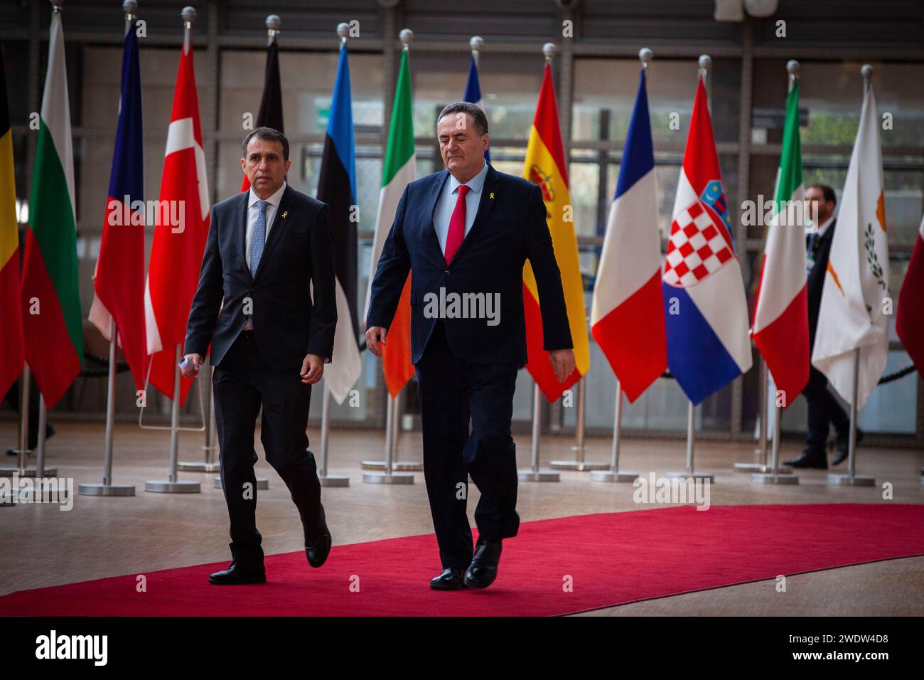 Bruxelles, Belgique. 22nd Jan, 2024. © Nicolas Landemard/Le Pictorium