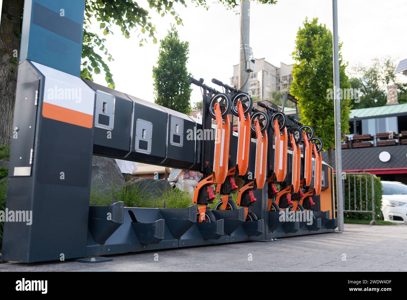 Scooter Rent Building Scooter rental hi-res stock photography and images - Alamy