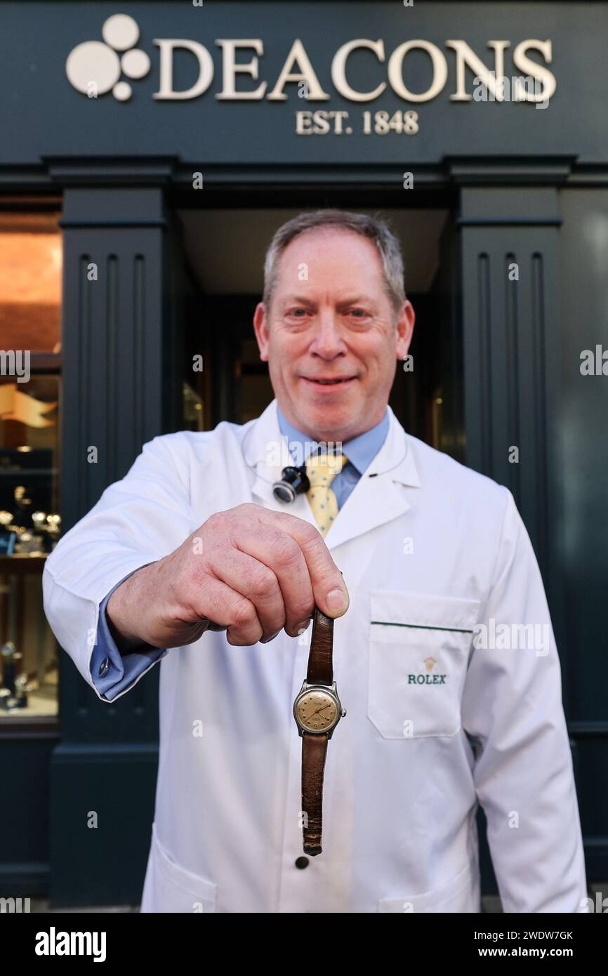 Senior Watchmaker Will Godwin At Deacon Son One Of The Oldest Family Senior Watchmaker Will Godwin At Deacon Son One Of The Oldest Family