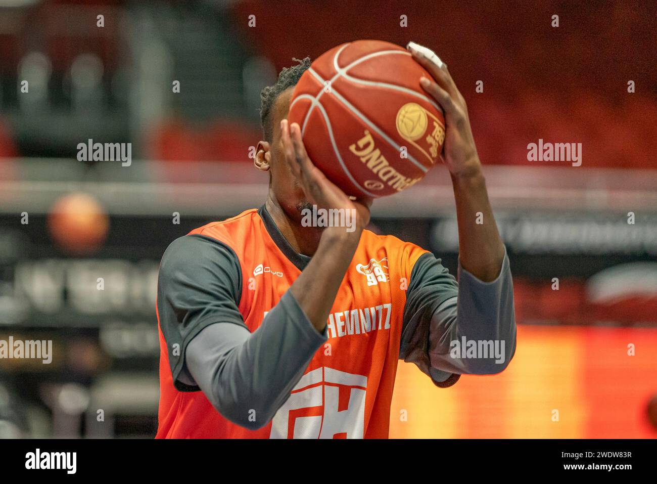 Chemnitz, Deutschland 21. Januar 2024 1.BBL 2023/2024 Niners