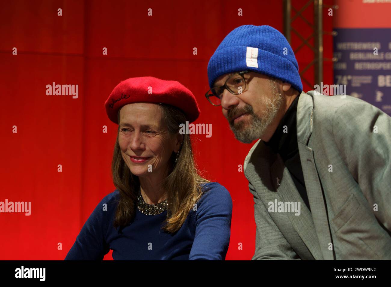 Press conference before Berlinale 2024 Stock Photo