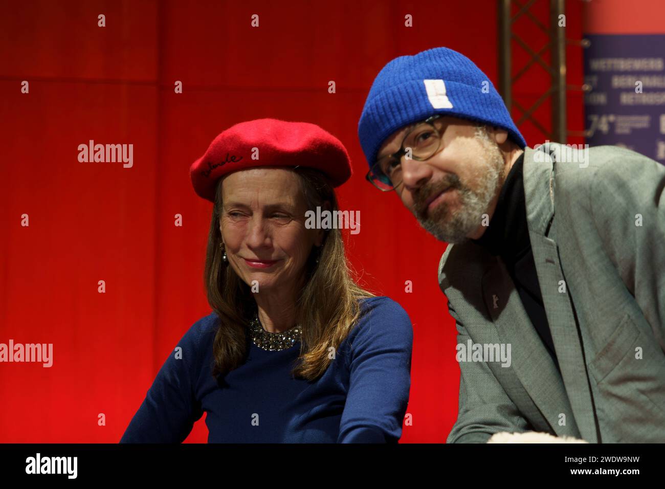 Press conference before Berlinale 2024 Stock Photo