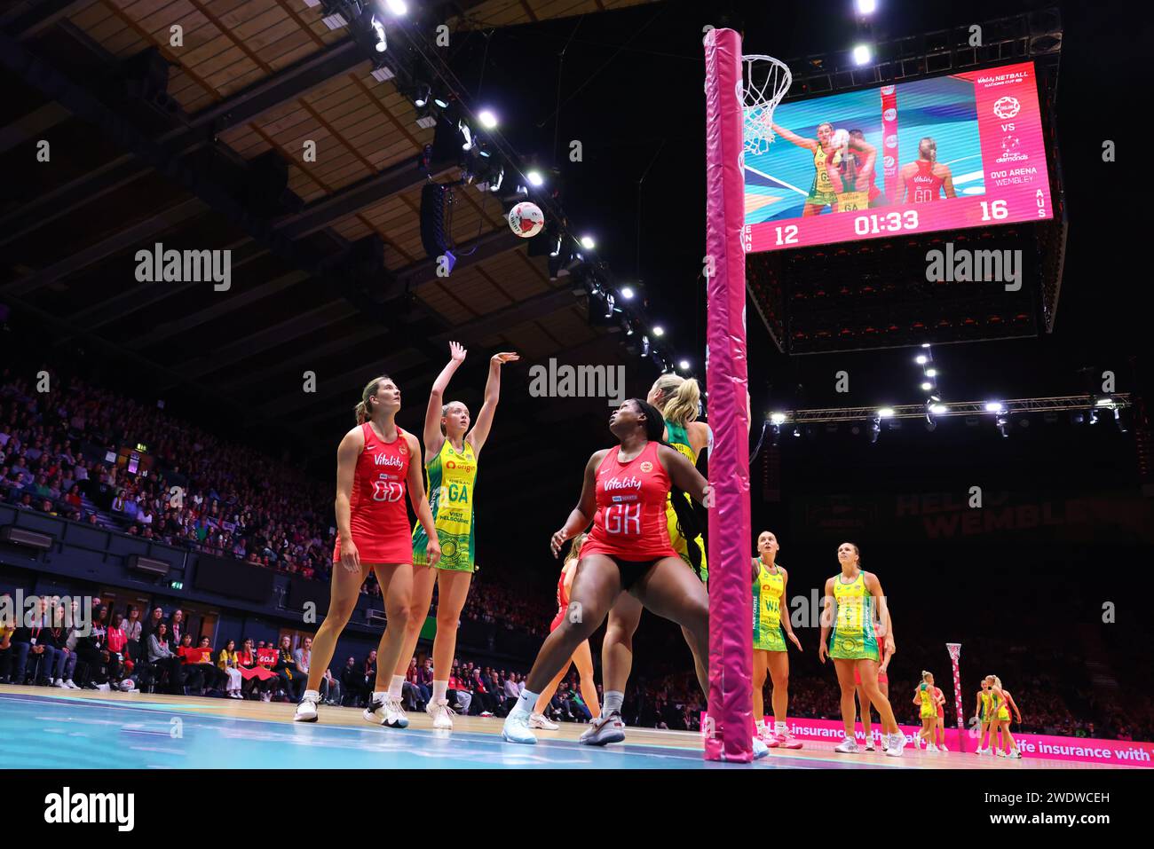 21st January 2025; OVO Wembley Arena, London, England; Vitality Netball