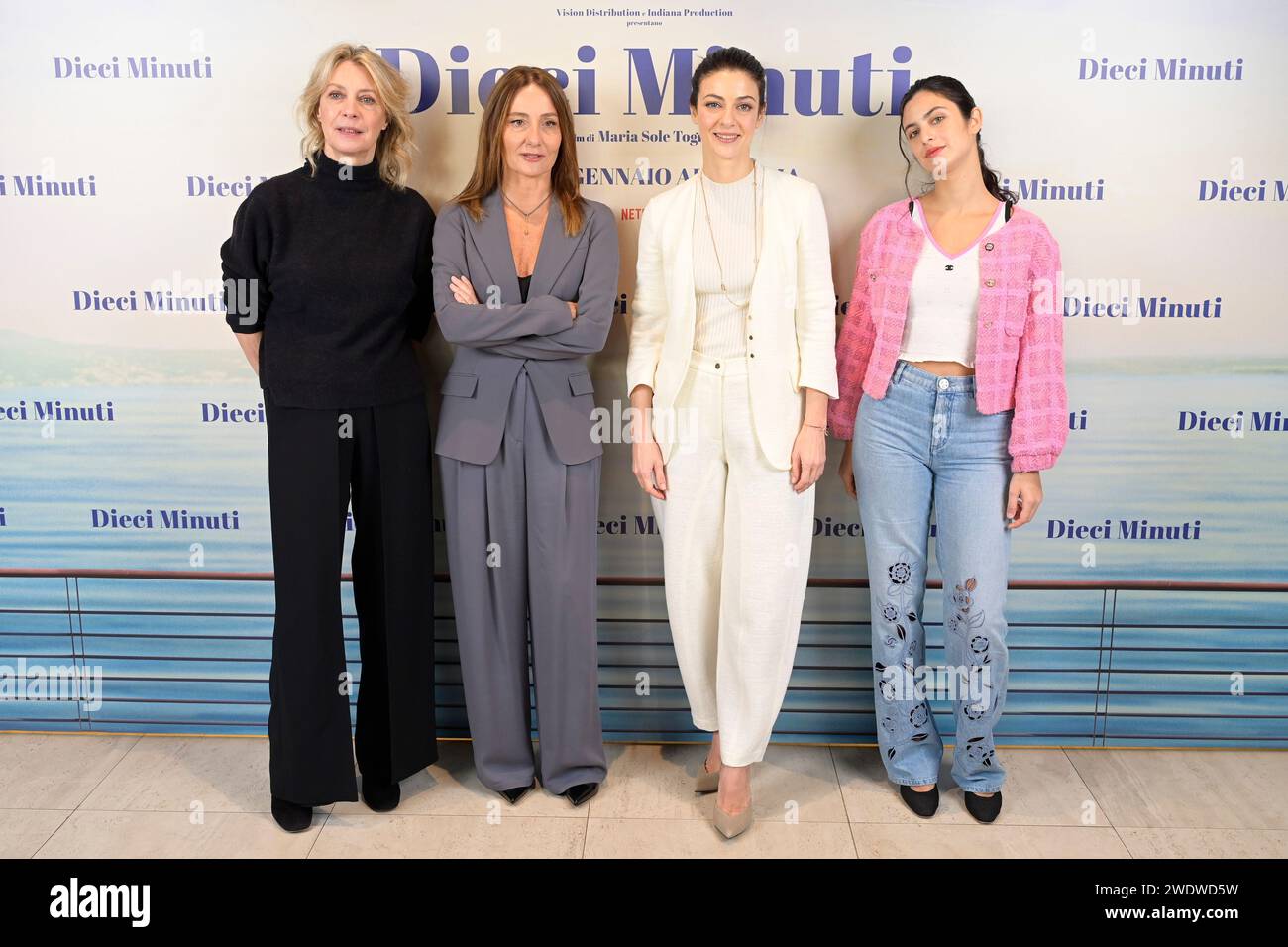Rome, Italy. 22nd Jan, 2024. L-R Margherita Buy, Maria Sole Tognazzi