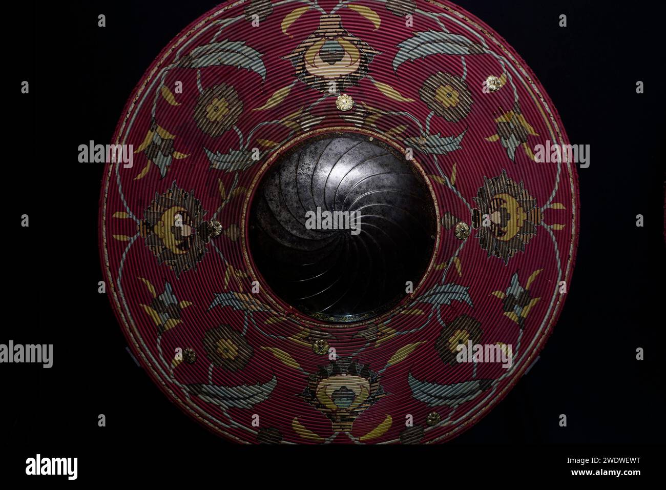 ISTANBUL TURKEY JANUARY 5 2024 Ottoman shield part of the Topkapi