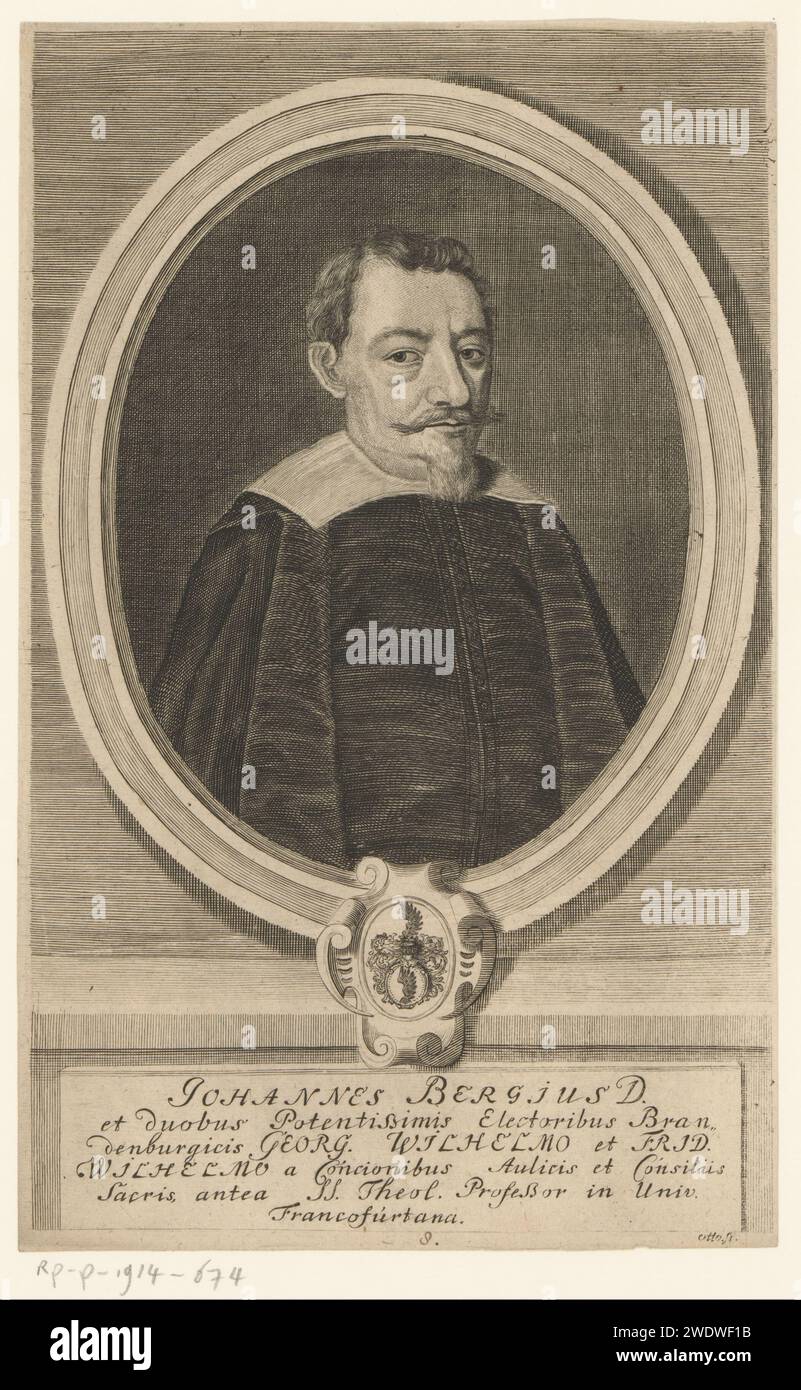 Porter Van Johann Bergius, Heinrich Jakob Otto, 1650 1749 print paper