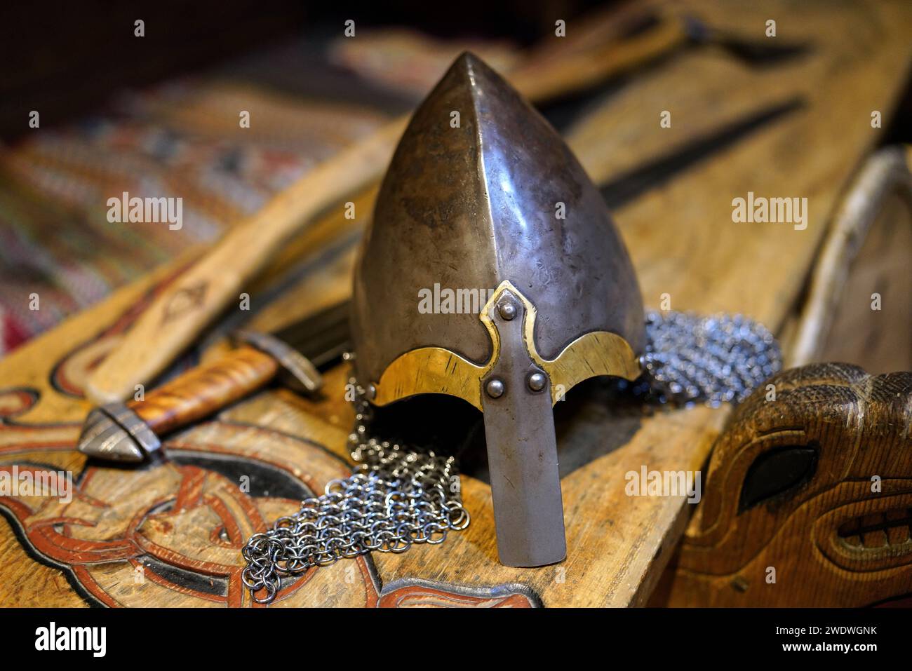 Norway, Lofoten, Viking museum in Borg Stock Photo - Alamy