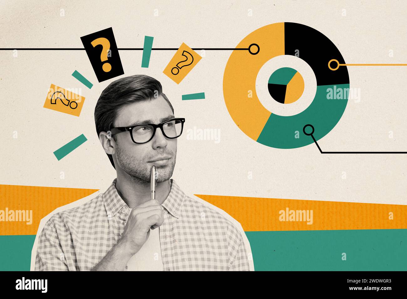Freaking Question Target question mark illustration design hi-res stock photography and ...