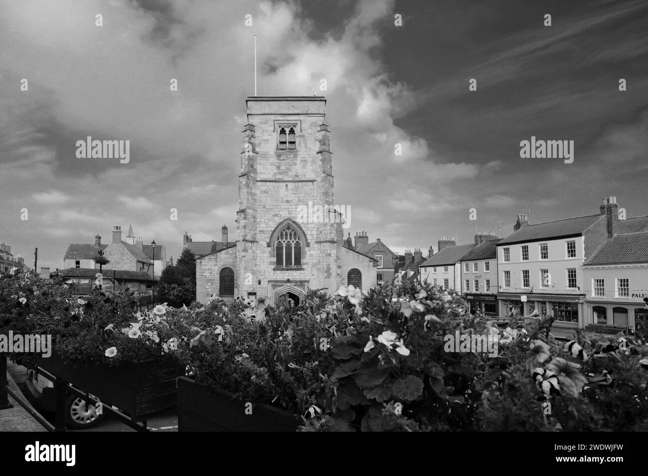 St Michaels church, Malton town, North Yorkshire, England Stock Photo ...