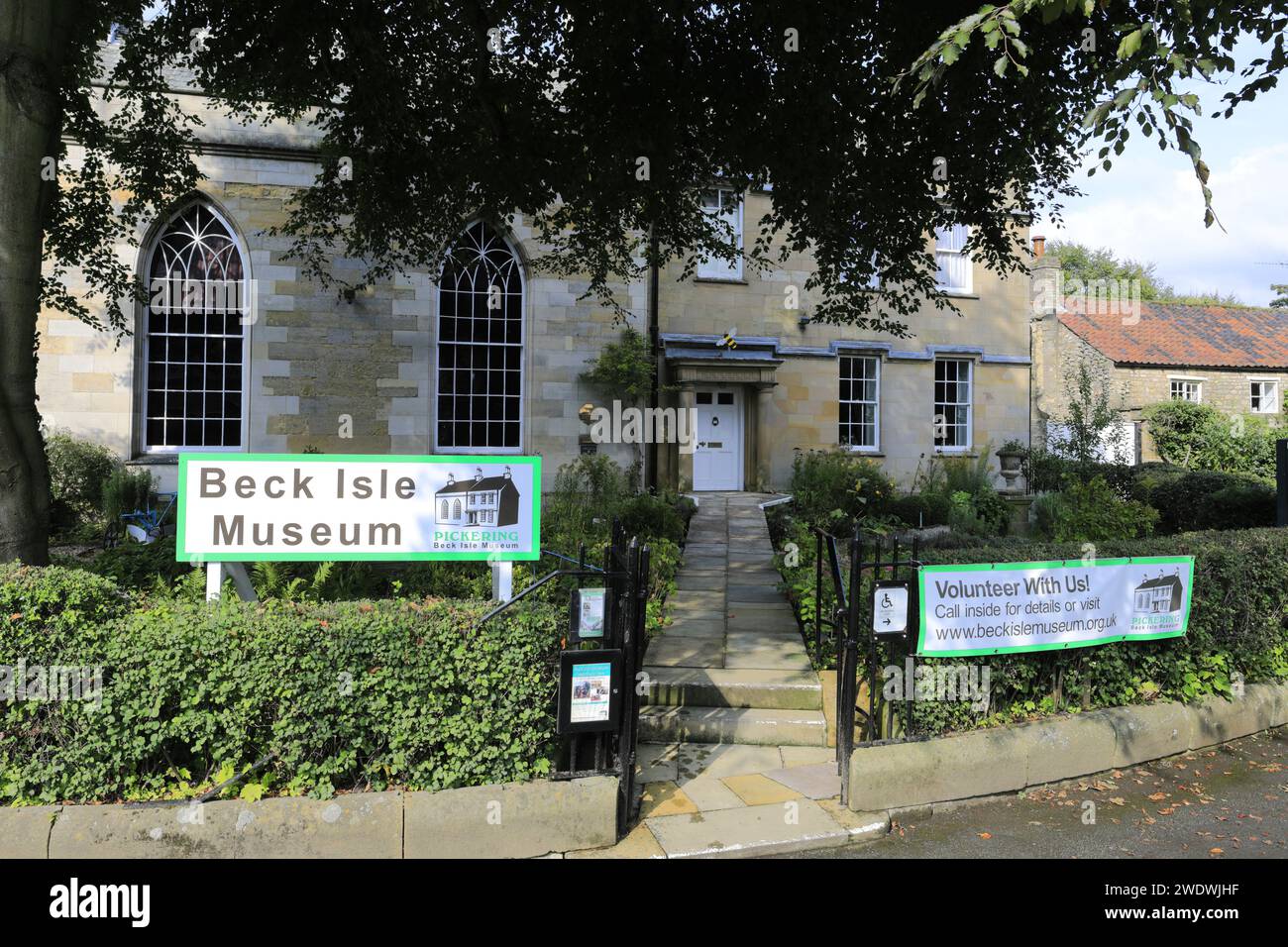 The Beck Isle Museum, Pickering town, North Yorkshire, England; UK Stock Photo