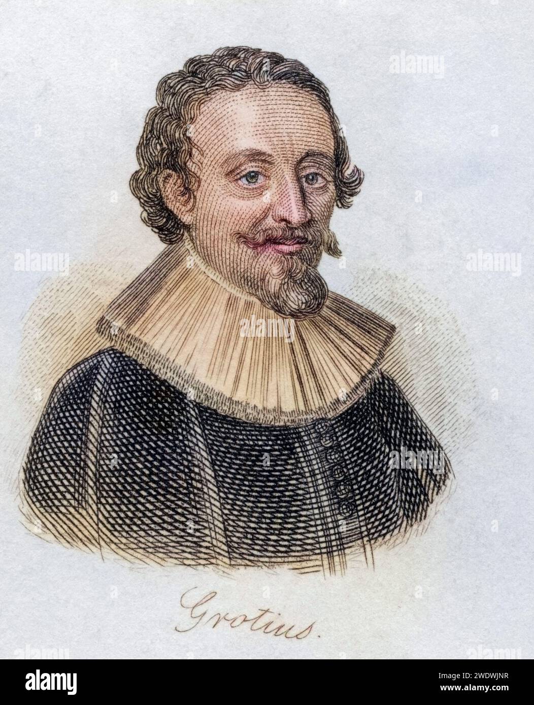 Hugo Grotius, auch bekannt als Hugh oder Hugeianus De Groot 1583 - 1645 ...