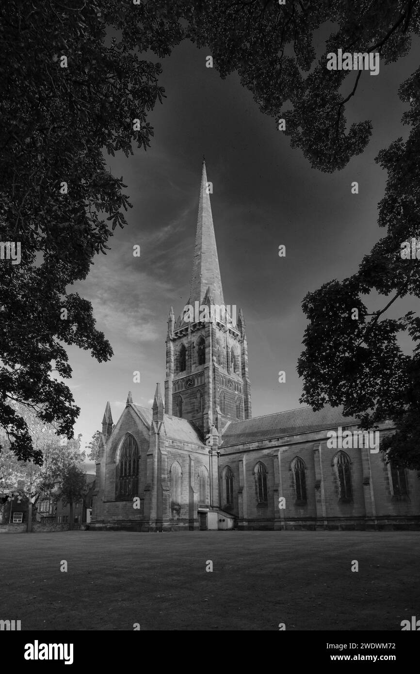St John's the Evangelist Church, Goole town, East Riding of Yorkshire, England. Stock Photo